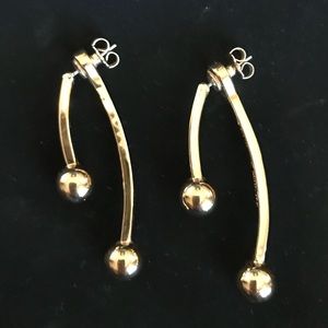 GORGEOUS REBECCA MINKOFF FRONT/BACK EARRINGS